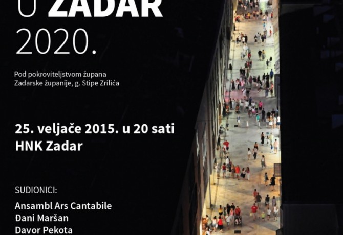 Koncert „Zaljubljeni u Zadar 2020.” u HNK Zadar večeras u 20 sati