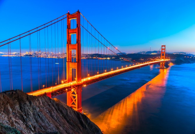 The Golden Gate Bridge – golden miracle of the world
