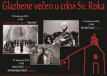 Čarobne Glazbene večeri u crkvi sv. Roka
