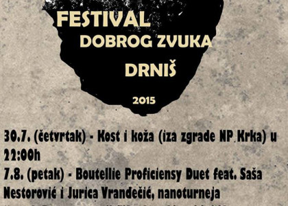 Festival dobrog zvuka u Drnišu