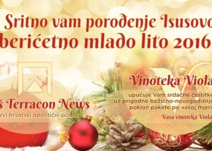 Božićno – novogodišnja čestitka