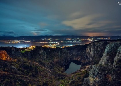 Jesen u imotskom Modrom jezeru