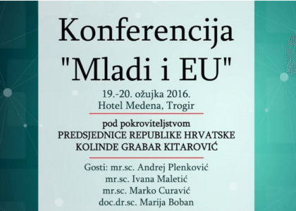 Konferencija “Mladi i EU” u Medenoj