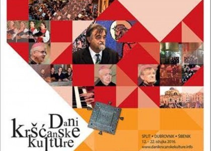 Započinju 12. „Dani kršćanske kulture” u Splitu, Dubrovniku i Šibeniku