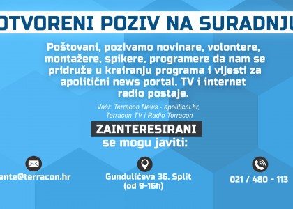 Otvoreni poziv na suradnju…