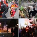Okršaji policije i protivnika obveznog cijepljenja diljem Europe